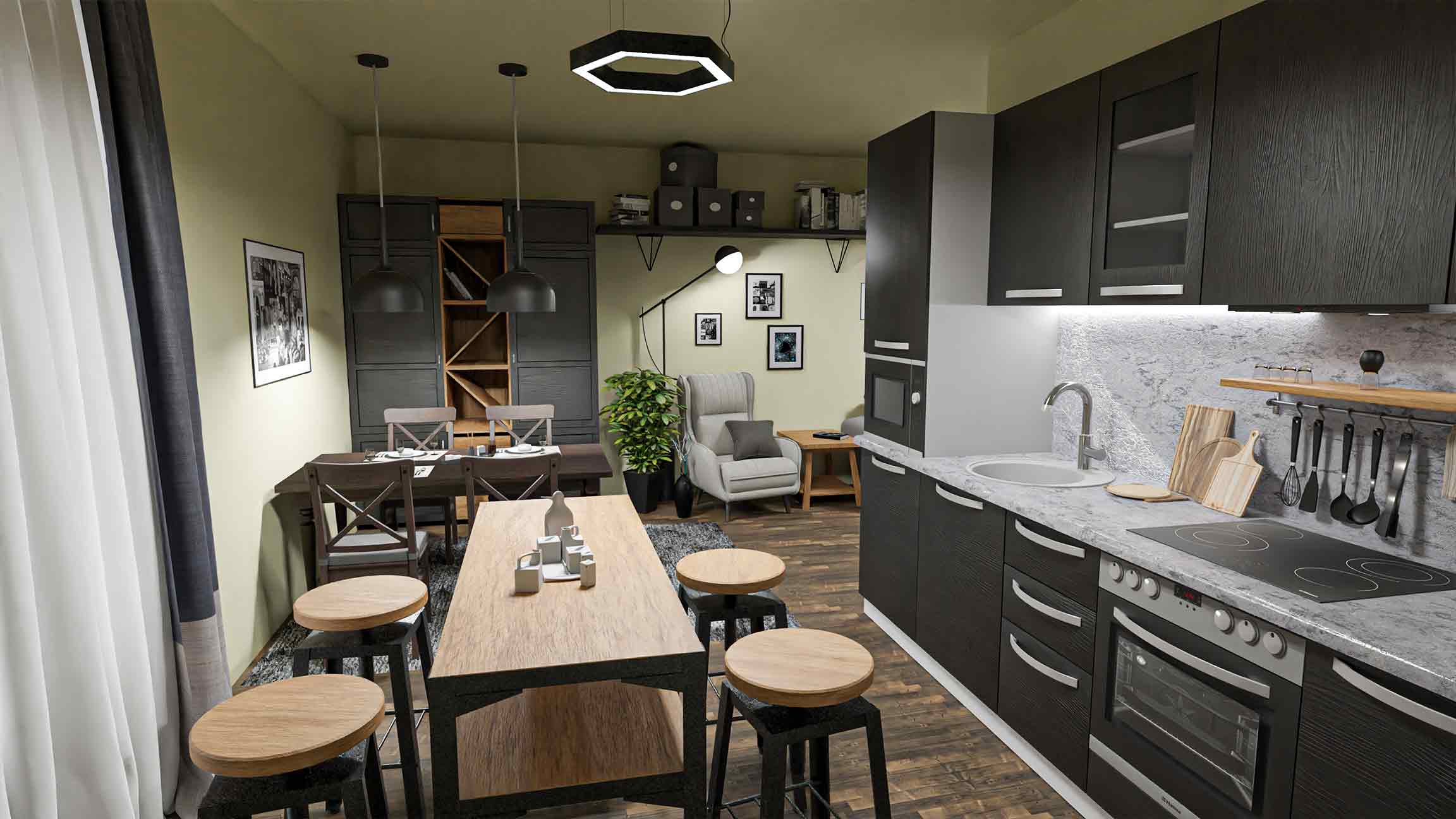 Interior; Epic Projects; 3d visualization